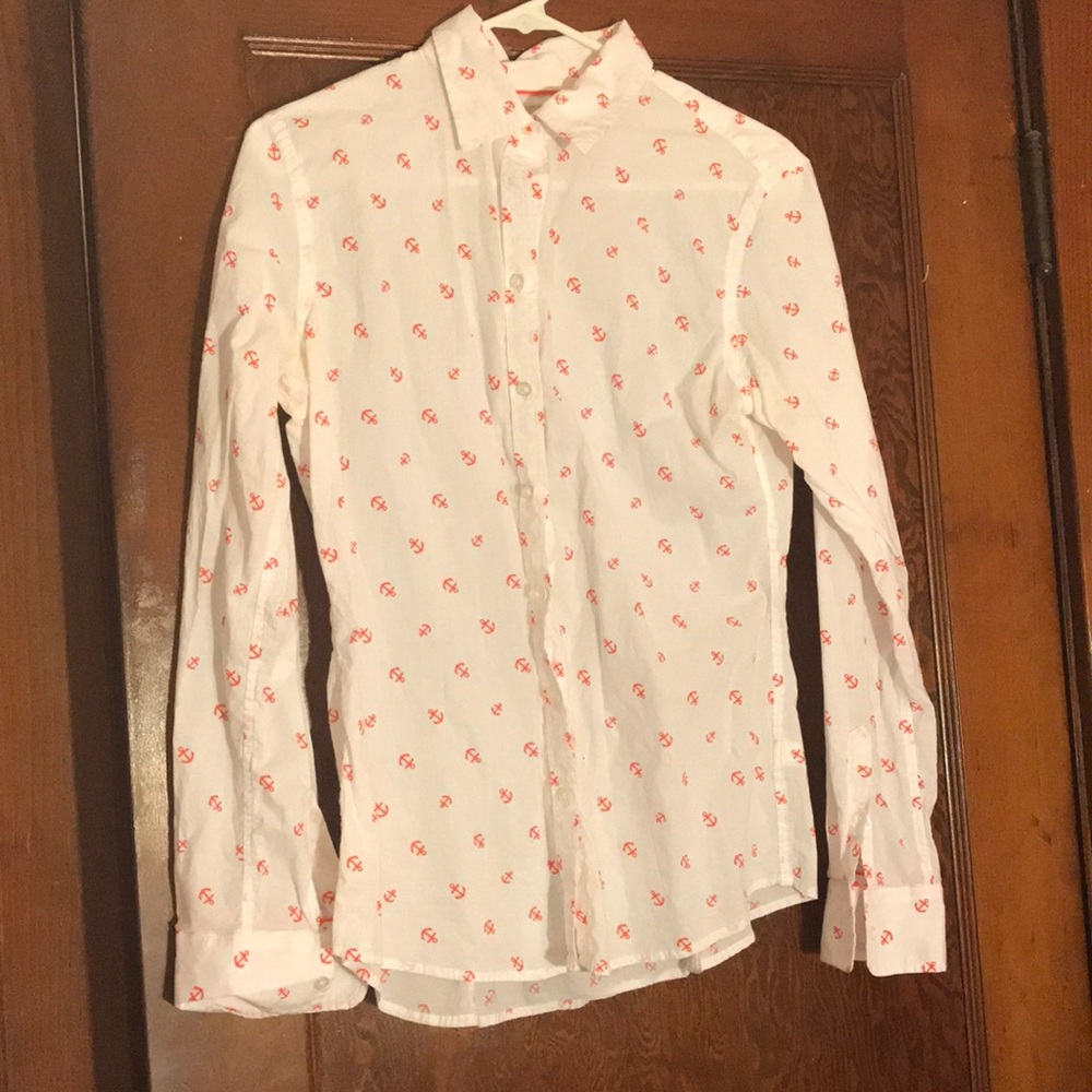 Nautical Banana Republic Button Down